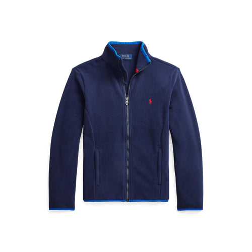 Boys Navy Fleece Jacket
