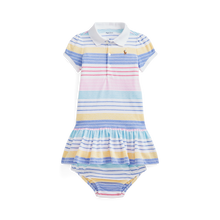 Load image into Gallery viewer, Striped Polo Dress