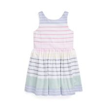 Load image into Gallery viewer, Striped Oxford Dress