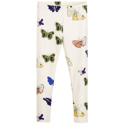 Ivory Butterflies Leggings