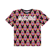 Load image into Gallery viewer, Black Multi Heart Toy T-Shirt
