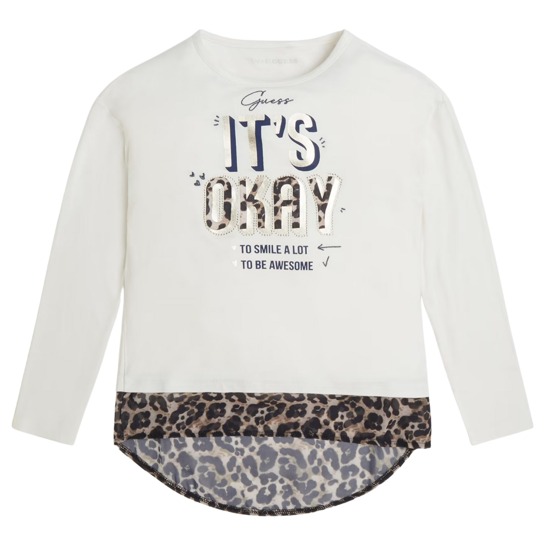 Guess leopard shop shirt