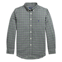Load image into Gallery viewer, Green &amp; Navy Checked Shirt
