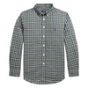 Green & Navy Checked Shirt