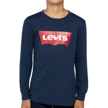 Load image into Gallery viewer, Navy LS Logo T-Shirt