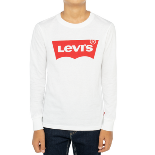 White LS Logo T-Shirt