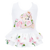 White Bear Frilly Swimsuit