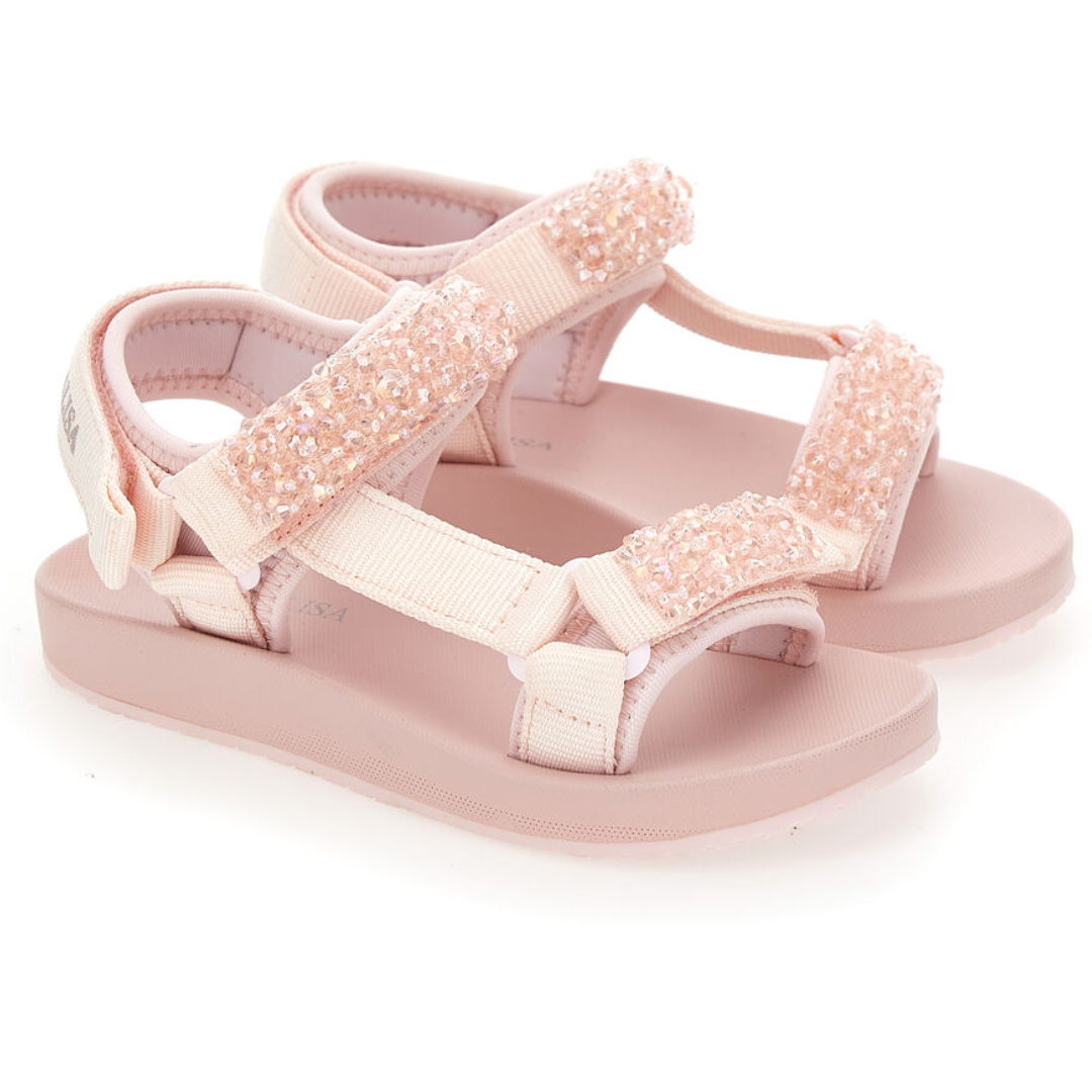 Mini melissa 2025 pink sandals