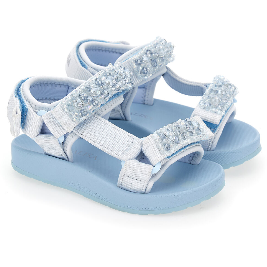 Pastel 2024 blue sandals