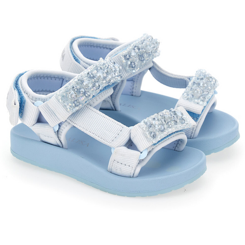 Blue Pearl Sandals