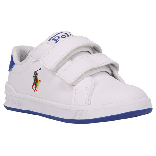 White & Multi Velcro 'Heritage' Trainer