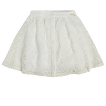 Load image into Gallery viewer, White Lace Effect Skirt &amp; Top Set