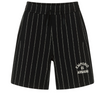Navy Striped Shorts