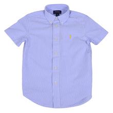 Load image into Gallery viewer, Blue &amp; White Striped Shirt