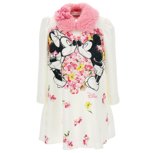 White Mickey & Minnie Dress