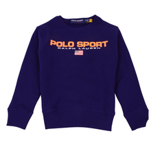 Load image into Gallery viewer, Girls Blue Polo Sport Sweater