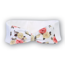 Load image into Gallery viewer, White Floral Headband