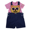 Denim Dungaree 2Pc Set & Gift Bag