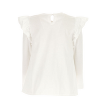 Load image into Gallery viewer, Ivory Bear Frill Sleeve Tunic Top