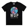 Black Multi Colour World Logo T-shirt