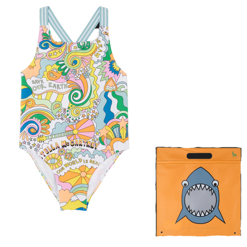 Multicoloured Detailed Swimsuit