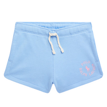 Load image into Gallery viewer, Girls Blue Logo Shorts