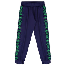 Load image into Gallery viewer, Navy &amp; Green Logo Sweat Bottoms