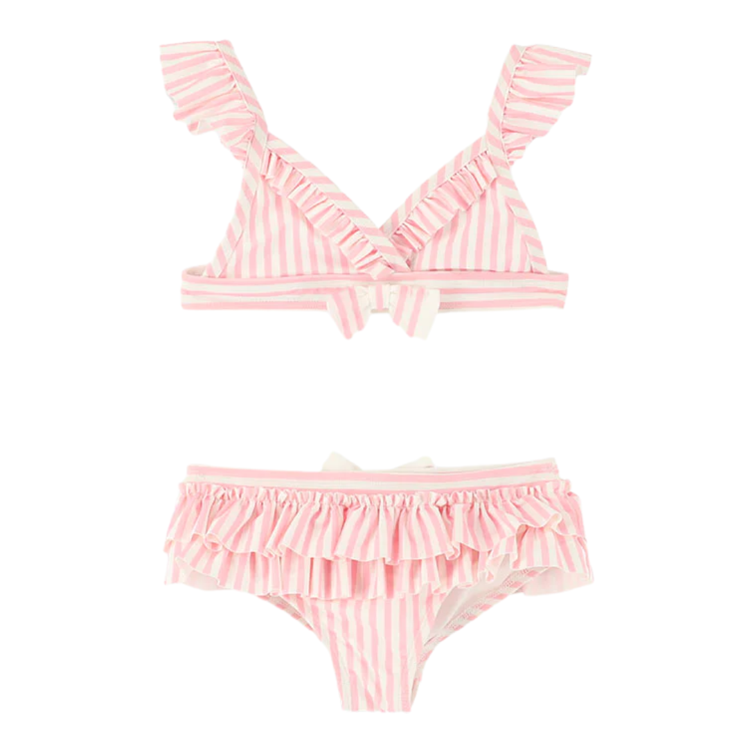 Pink White Stripe Algarve Bikini