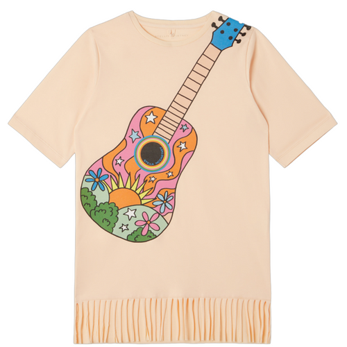 Peach Guitar Tassel Dress