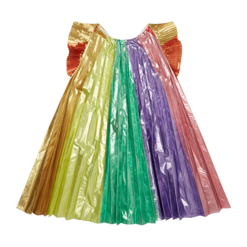Multicoloured Pleated Dress