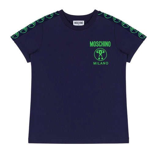 Navy & Green Logo T-Shirt
