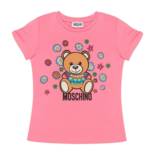 Pink Flower Bear T-Shirt