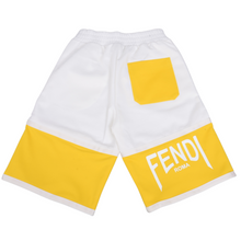 Load image into Gallery viewer, Yellow &amp; White Baseball Shorts