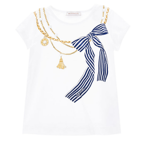 White Necklace T-Shirt