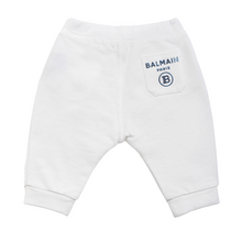 Load image into Gallery viewer, White Baby Sweat Pants