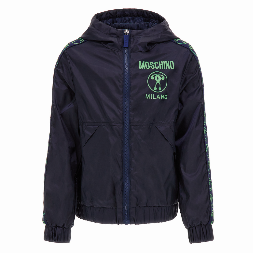 Moschino Navy Green Jacket Village Kids