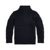 Navy Cable Knit Sweater