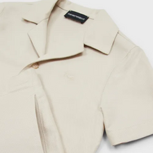 Load image into Gallery viewer, Beige Linen Short Set