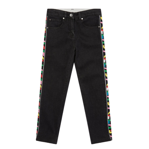 Black Logo Jeans