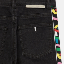 Load image into Gallery viewer, Black Logo Jeans
