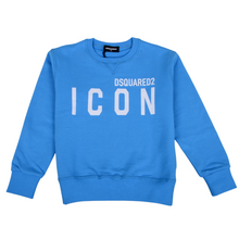 Load image into Gallery viewer, Blue ICON Logo Sweat Top