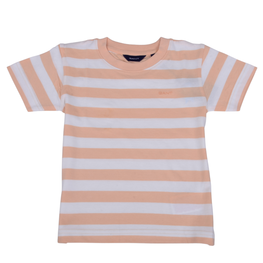Gant Orange White Striped T Shirt Village Kids