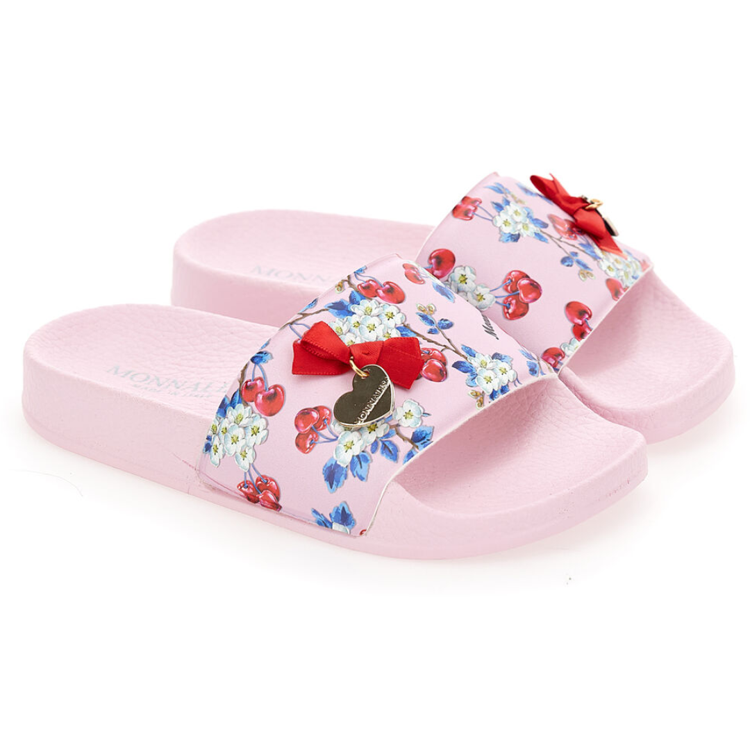 Monnalisa Pink Cherry Sliders Village Kids