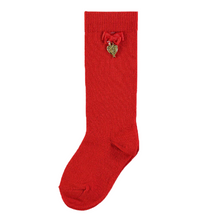 Load image into Gallery viewer, Red &#39;Charming&#39; Socks