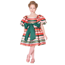 Load image into Gallery viewer, Striped Bow Dress