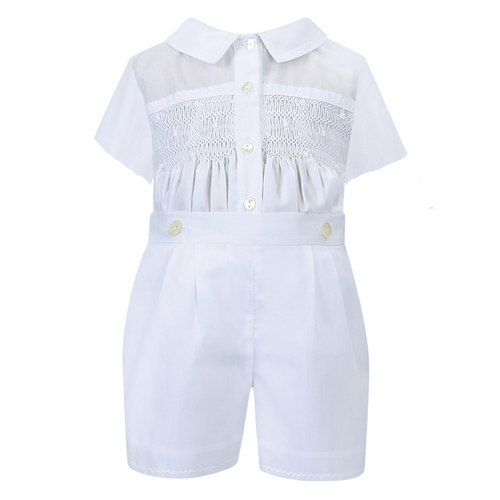 White Short Set