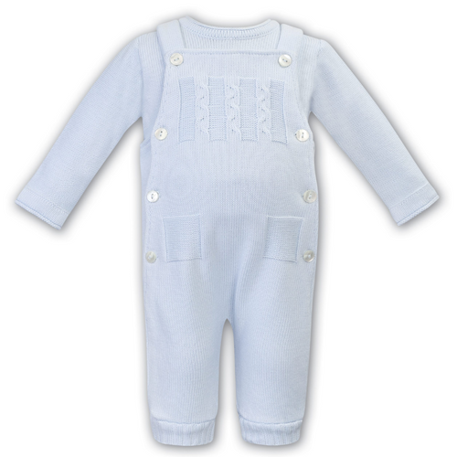 Blue Dungaree Set