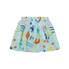 Load image into Gallery viewer, Blue Multi Print Skirt