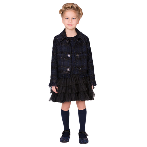 Navy Tweed Jacket