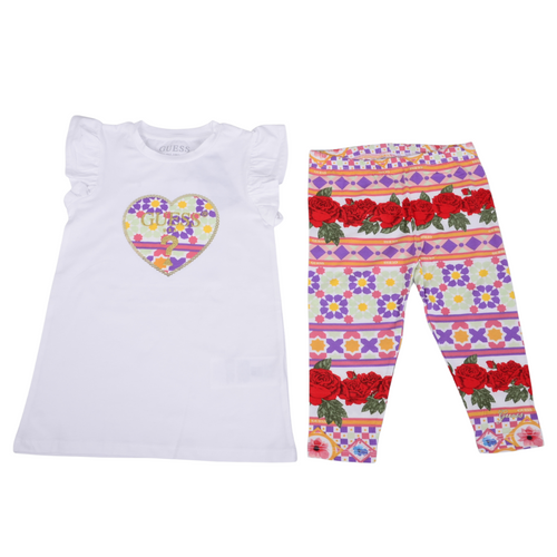 Multi Print Legging & T-Shirt Set